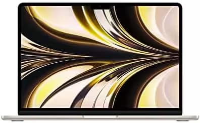 آبل 2022 ماك بوك إير، 13 بوصة، شريحة Apple M2، ذاكرة 16GB، 256GB - ستارلايت