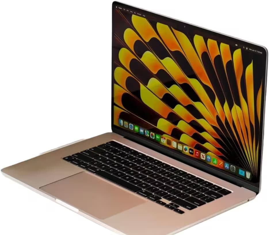 آبل 2025 ماك بوك إير، 15 بوصة، شريحة Apple M4، ذاكرة 16GB، 256GB - ستارلايت